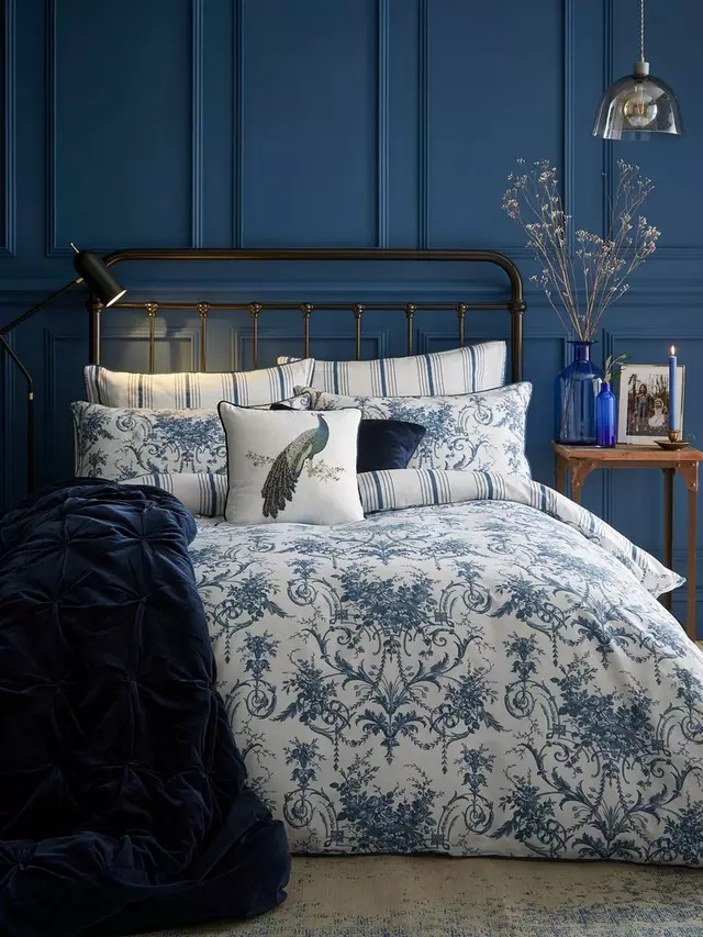 

Комплект пододеяльников Laura Ashley Tuileries Duvet, цвет midnight