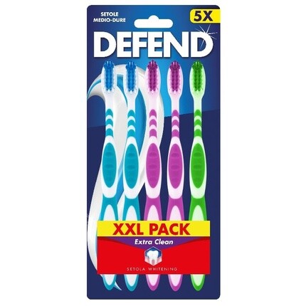 

Отбеливающая зубная щетка Defend, 5 шт.