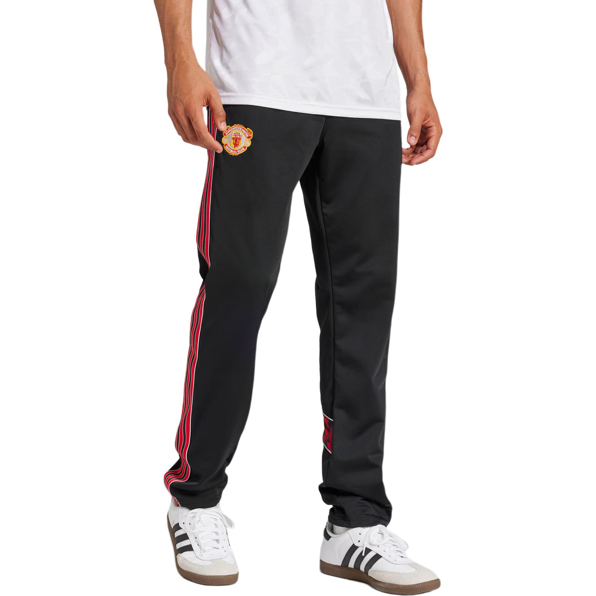 Футболка Adidas Free Shipping With AdiClub Manchester United '91 Track Pants Adidas Originals, черный/красный — фото 3