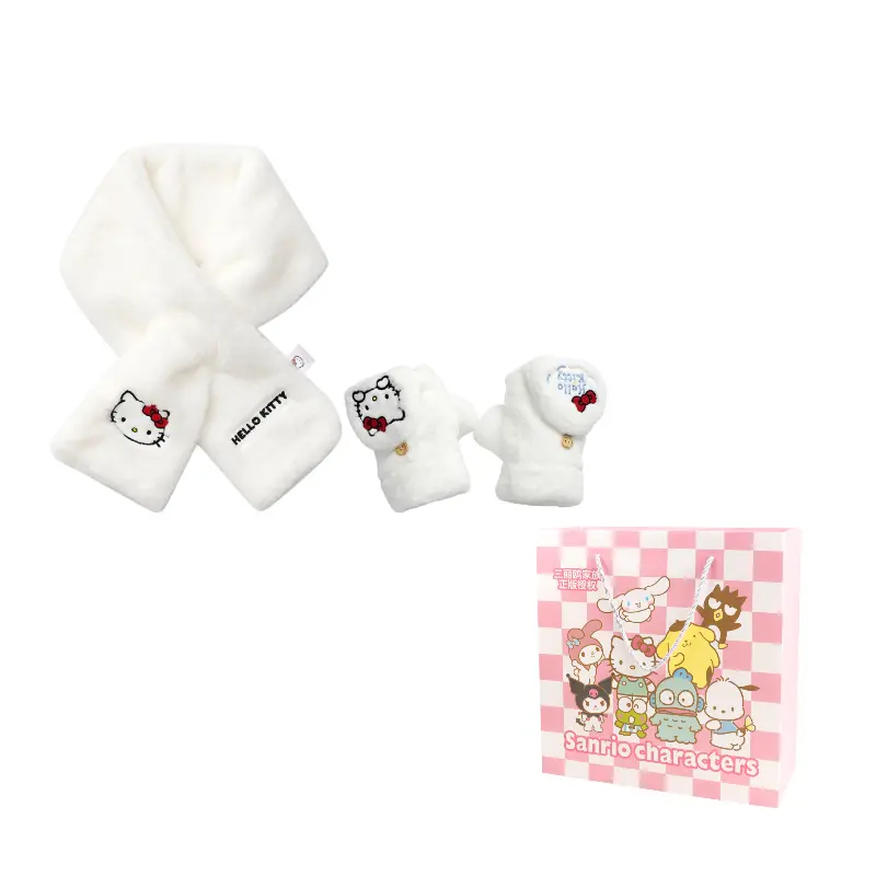 

Шарф вязаный Hello Kitty X Hello Kitty для женщин Sanrio, белый