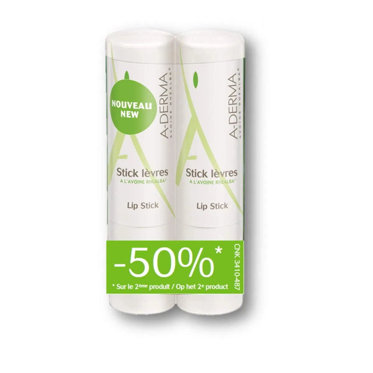 Гигиеническая помада Aderma, 2 x 4 г A-Derma