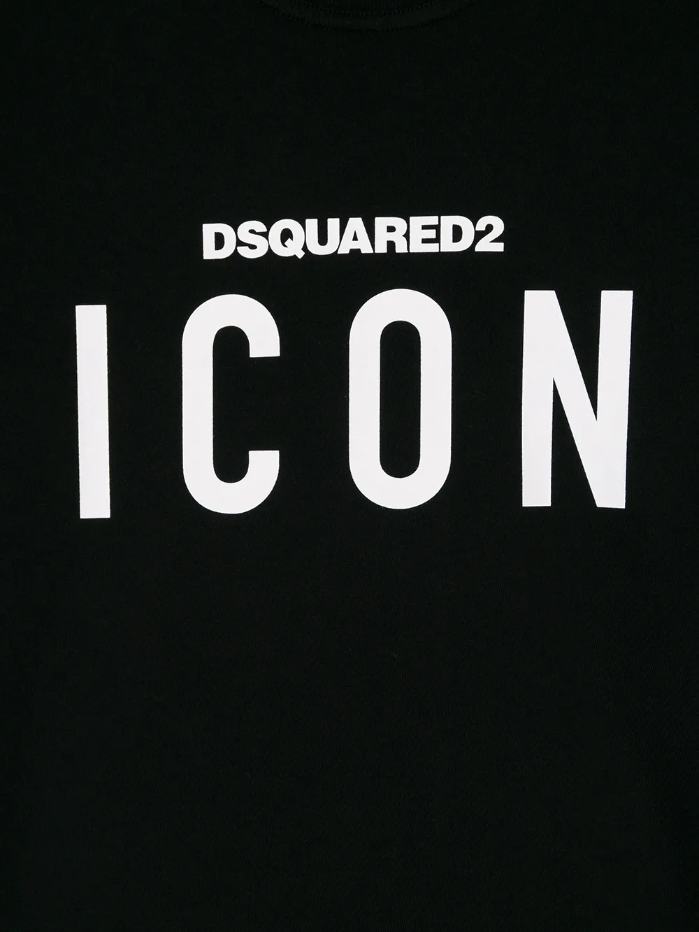 Футболка с принтом TEEN Icon DSQUARED2 KIDS, черный — фото 3