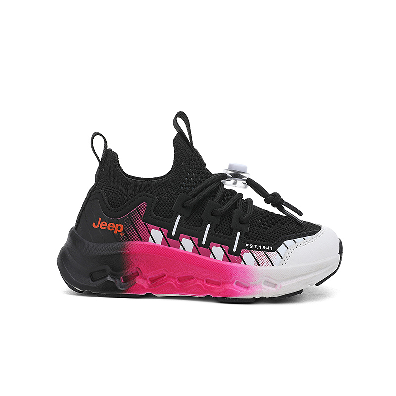 Детские кроссовки Mid top для улицы с тканевой подошвой, устойчивой к скольжению и истиранию, дышащие, с легкой амортизацией Jeep, темно-синий оранжевый — фото 4