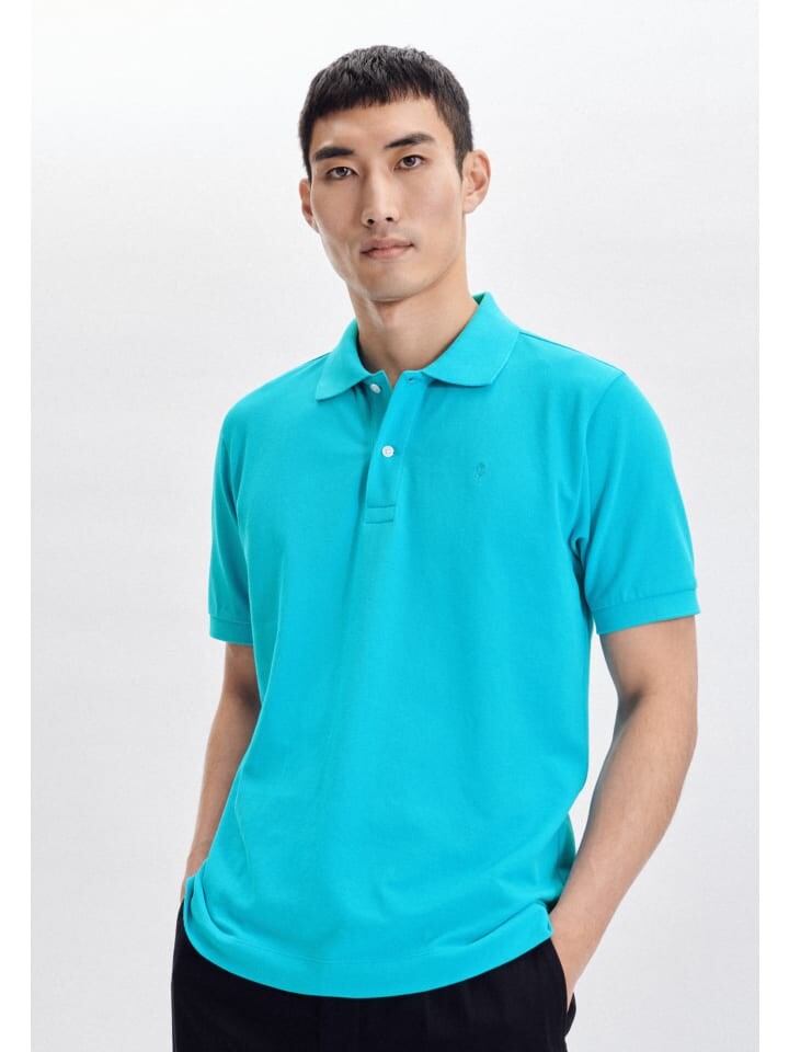 

Поло Seidensticker Polo Regular, бирюзовый