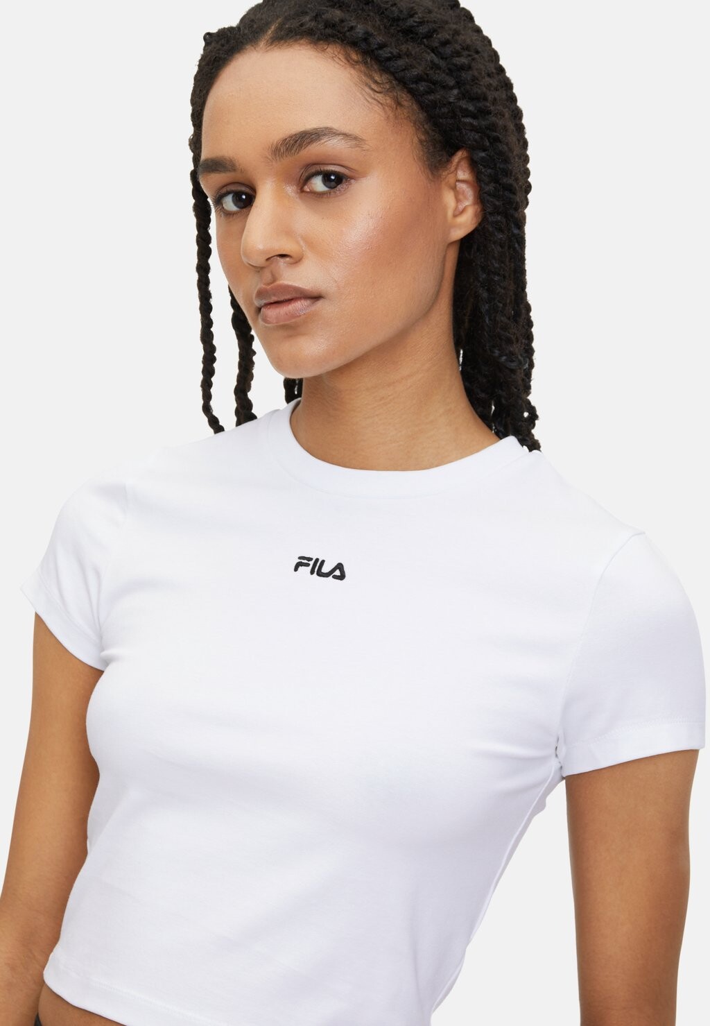 

Базовая футболка LATINA CROPPED Fila, белый