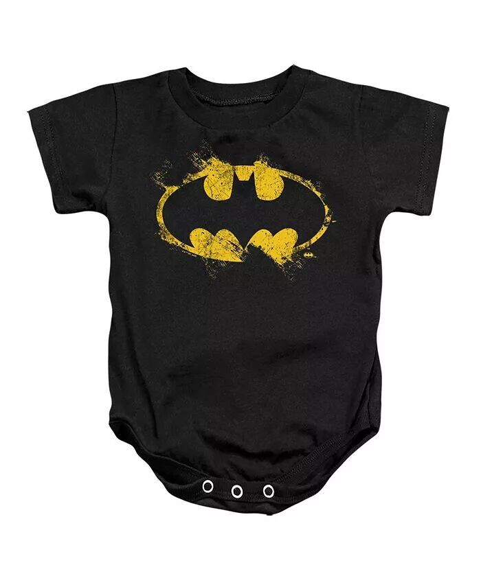 

Комбинезон с логотипом и малярным валиком для маленьких девочек Batman, черный