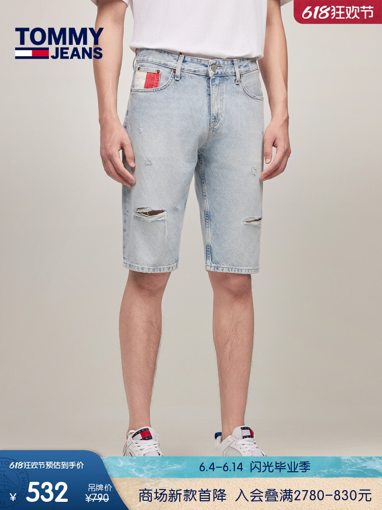 

Шорты мужские Tommy Hilfiger прямые, синий