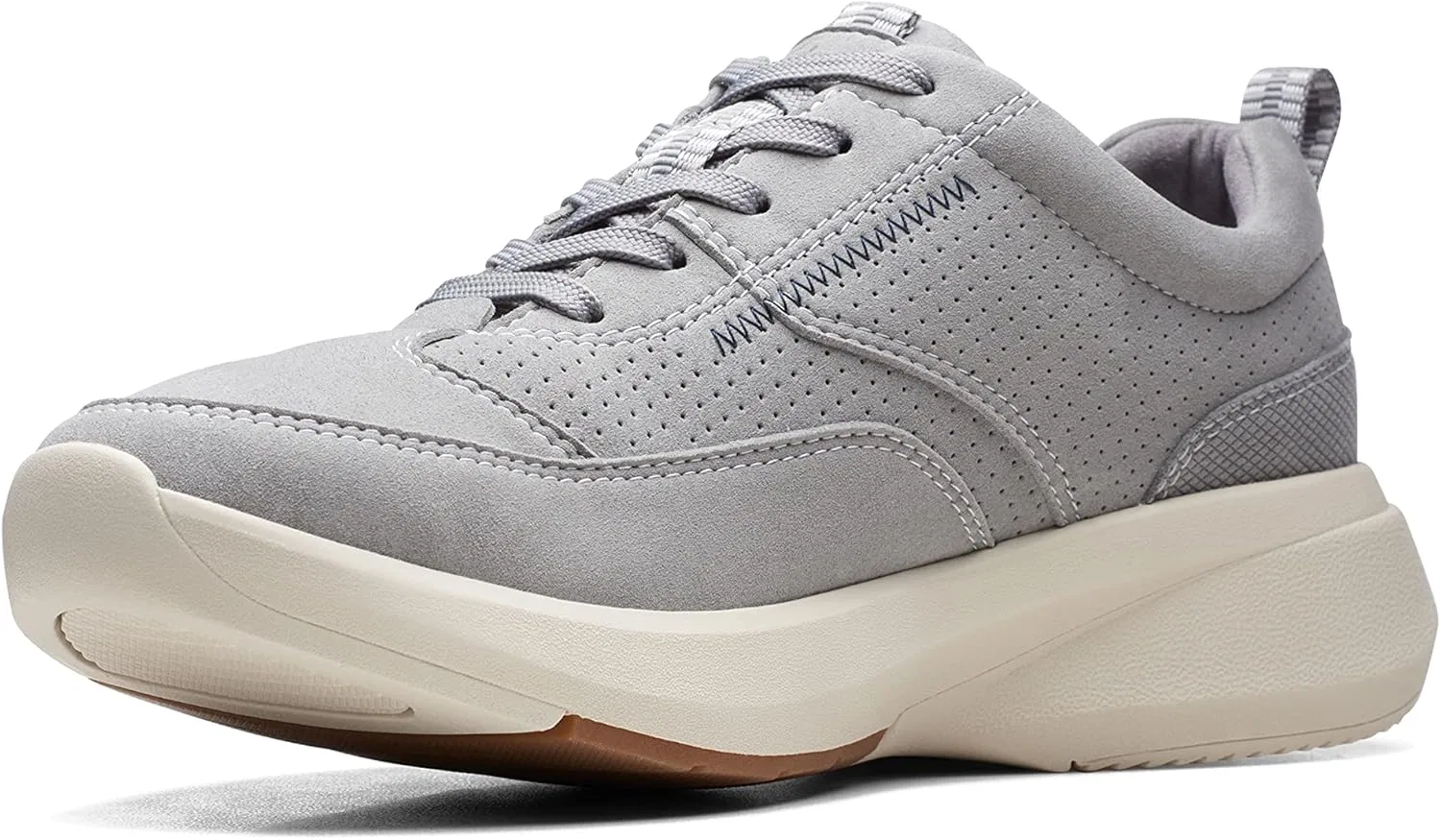 Мужские кроссовки Clarks Lehman Mix, Grey Textile — фото 4