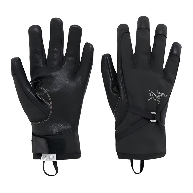 

Arcteryx Спортивные перчатки из козьей кожи, унисекс, черные