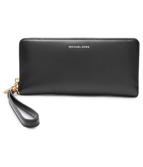 

Кожаный кошелек jet set travel Michael Kors, черный