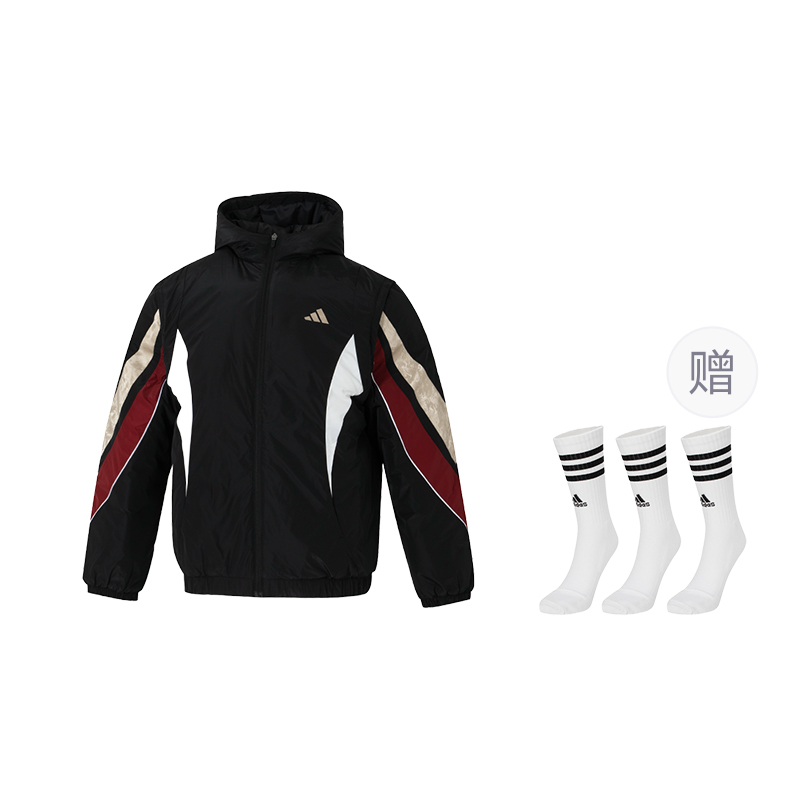 

Куртка BASKETBALL FW25 Puffer для мужчин Adidas, черный (includes 3 pairs of adidas socks)