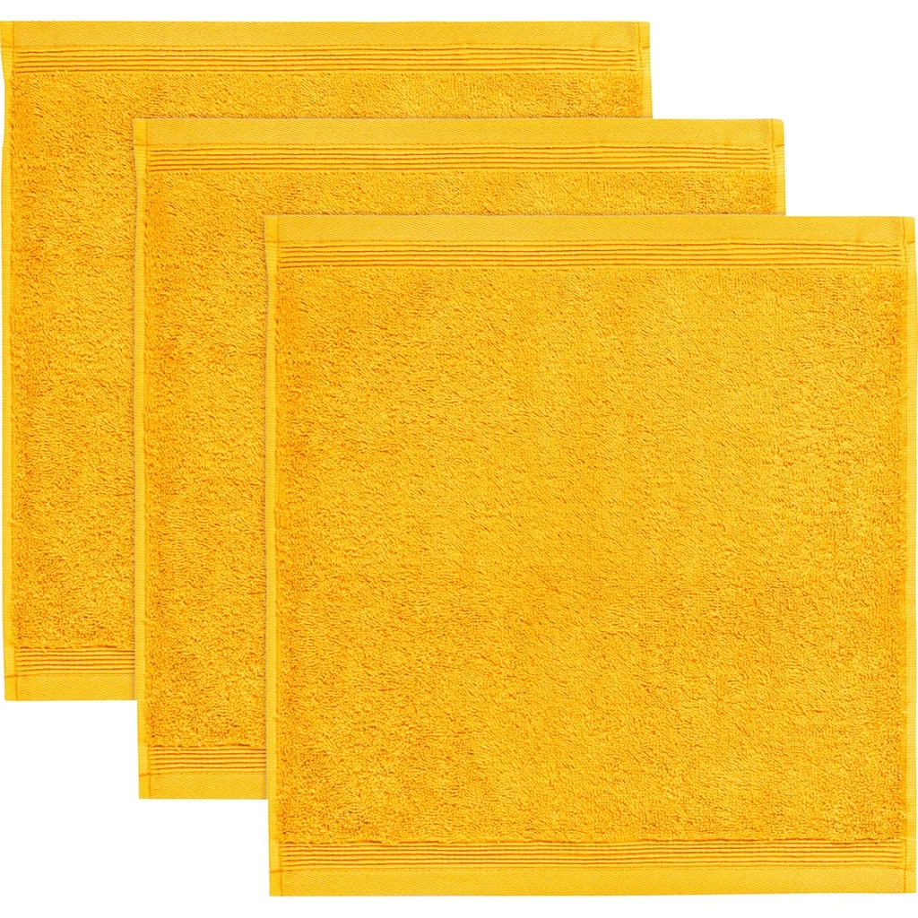 

Полотенце Superwuschel с бордюром, комплект полотенец, 100% премиальный хлопок, мягкое Möve, золотой