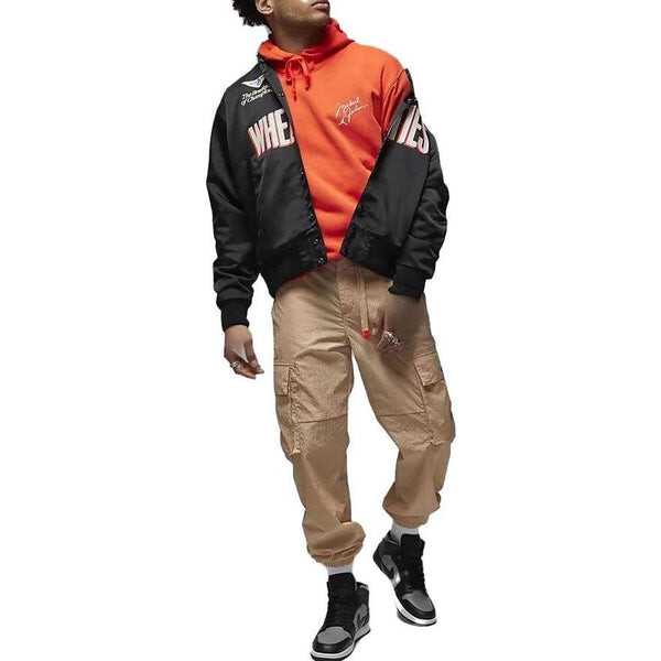 Толстовка Air Jordan Flight MVP Hoodie 'Rush Orange', оранжевый — фото 3