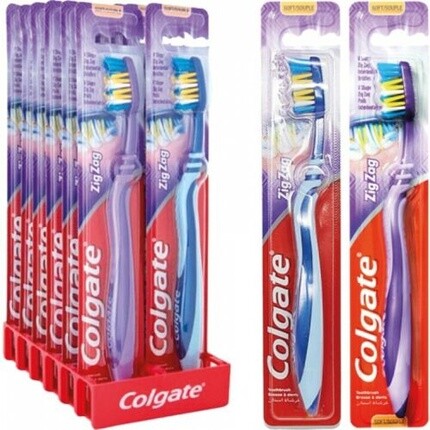 

Зигзаг Мягкая зубная щетка, Colgate