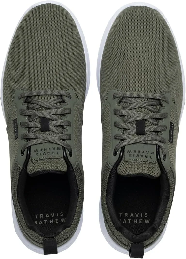 Мужские гибридные кроссовки Travismathew The Daily Pro, оливковый — фото 3