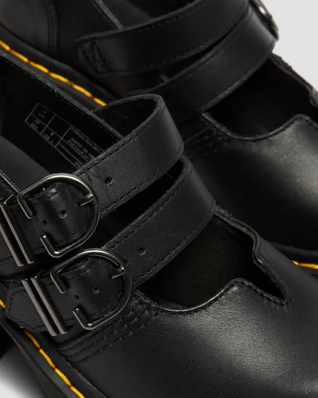 Dr. Martens Eviee Sendal Кожаные туфли на каблуке, цвет Black — Sendal — фото 3