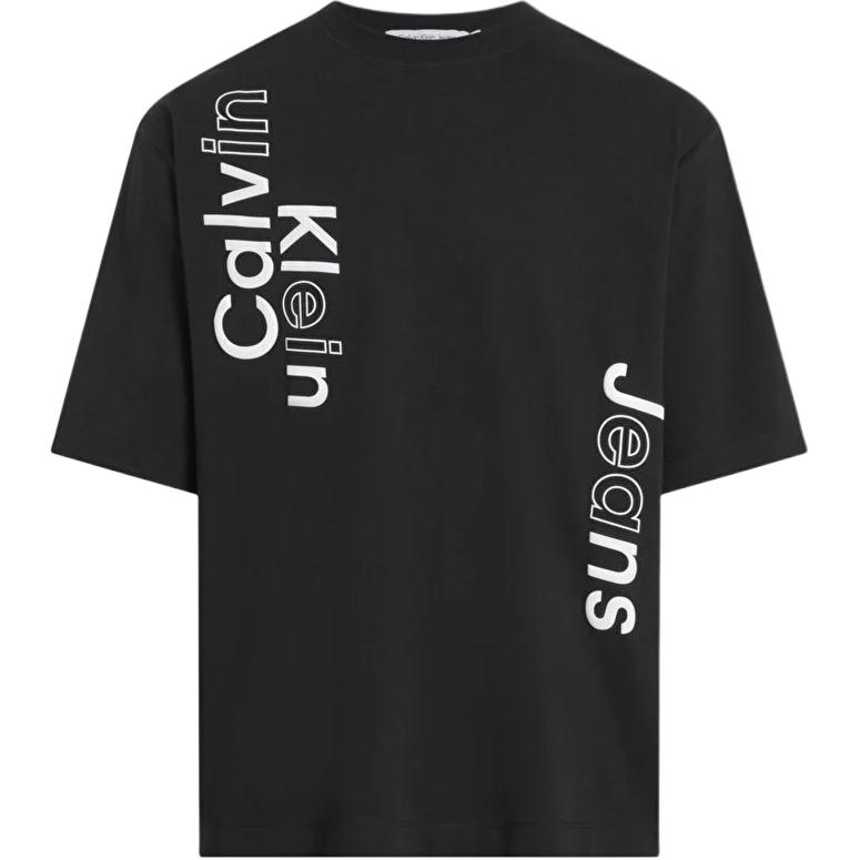 

Футболка с вышитым логотипом Calvin Klein, черная