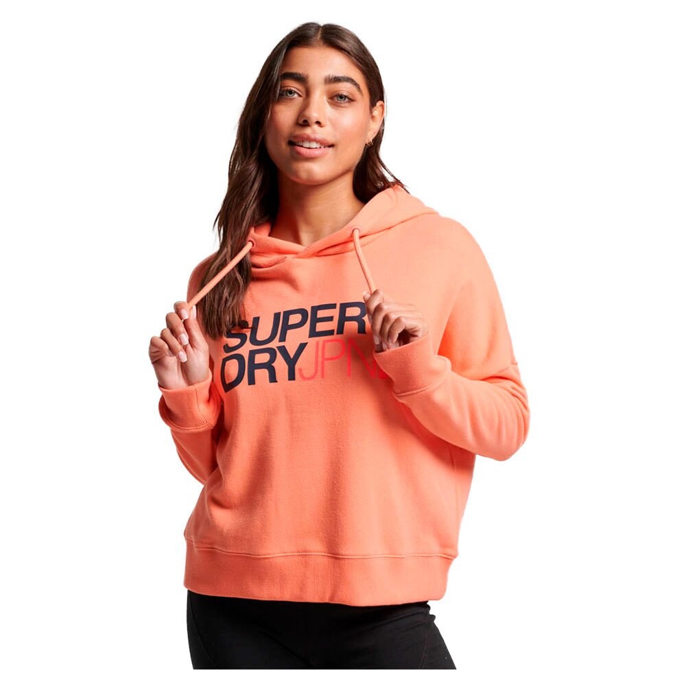 

Худи Superdry Sportswear Logo Boxy, оранжевый