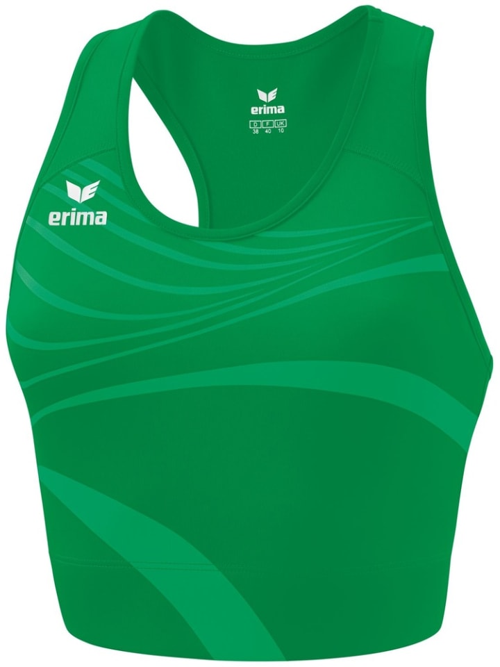 

Спортивный бюстгальтер "Racing Bra" зеленого цвета erima