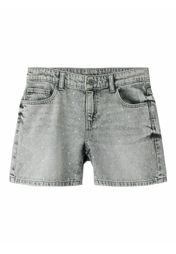Джинсовые шорты regular mit strasssteinen Two Soon, Light Grey Denim