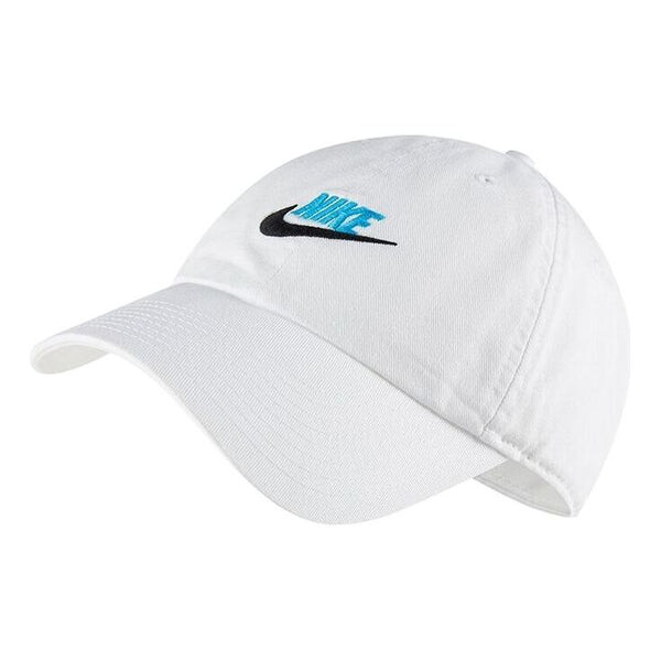 

Кепка Nike Sportswear Heritage86 Futura Washed Cap 'White University Blue Black', белый