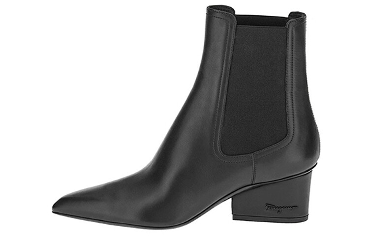

Ботинки челси женские низкие Ferragamo, черный