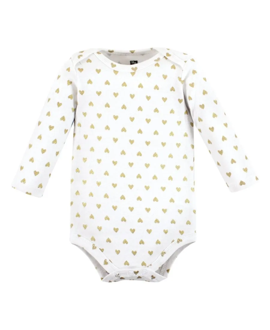 Комплект из 3 хлопковых боди с длинными рукавами Hudson Baby, Girl Mommy 3-Pack — фото 3