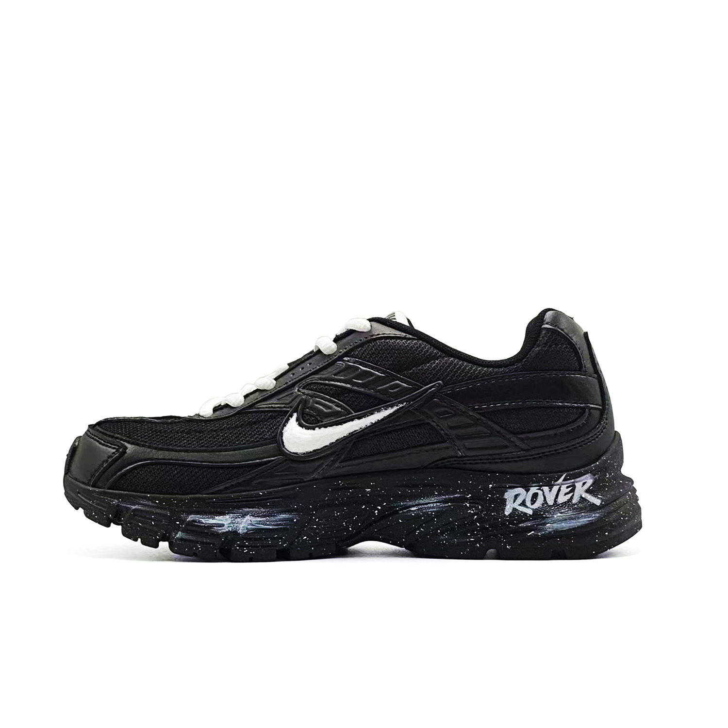 

Nike Кроссовки для бега Initiator унисекс низкие черно-белая расцветка