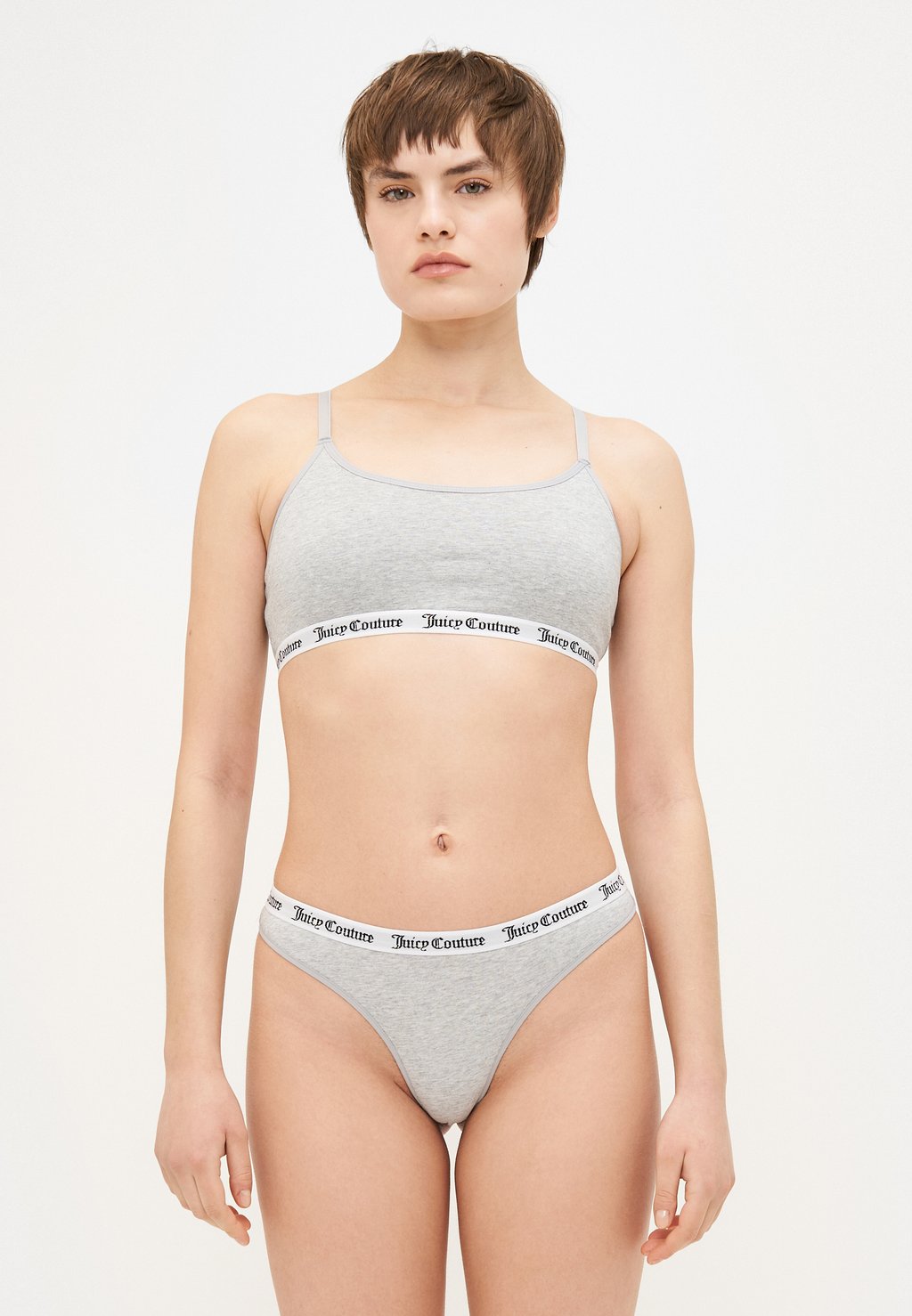 

Бюстье BRALET THONG SET Juicy Couture, серебряный