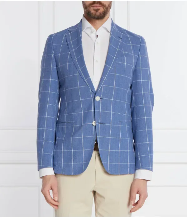 Элегантная куртка C-Hug slim fit Boss, синий