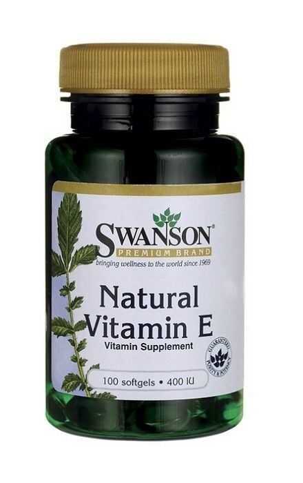 

Витамин Е в капсулах Swanson Witamina E 400 j.m., 100 шт