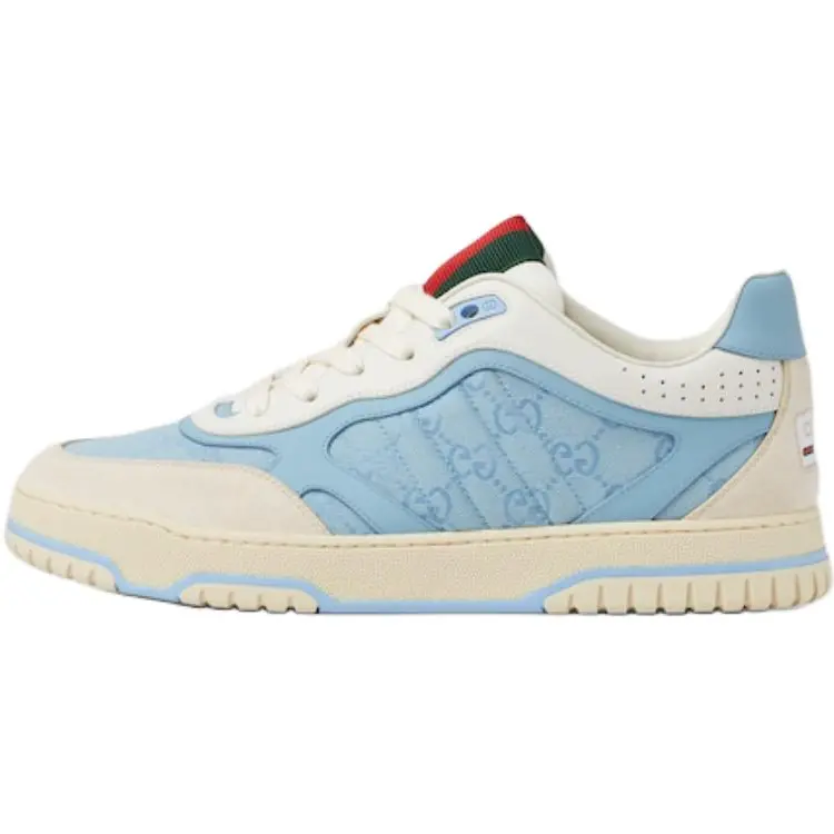 

GUCCI Кроссовки Re Web 'GG Canvas Light Blue Ivory'
