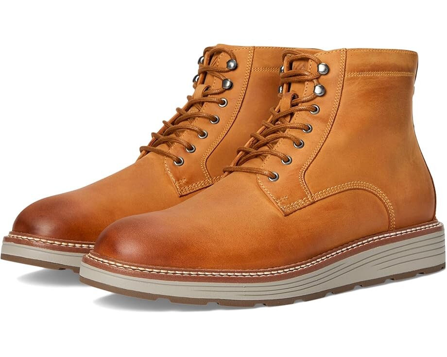 

Ботинки Johnston & Murphy Upton Lug Plain Toe Boots, цвет Light Tan Oiled Waterproof Full Grain