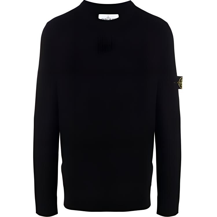 Свитер мужской черный Stone Island, черный