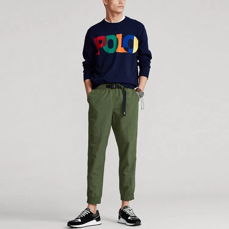 Свитер мужской синий Polo Ralph Lauren, Blue — фото 3