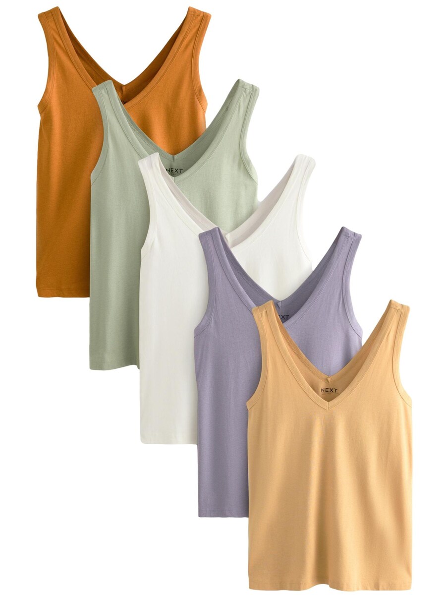 

Топ Next, цвет Beige/Brown/Light green/Purple/White