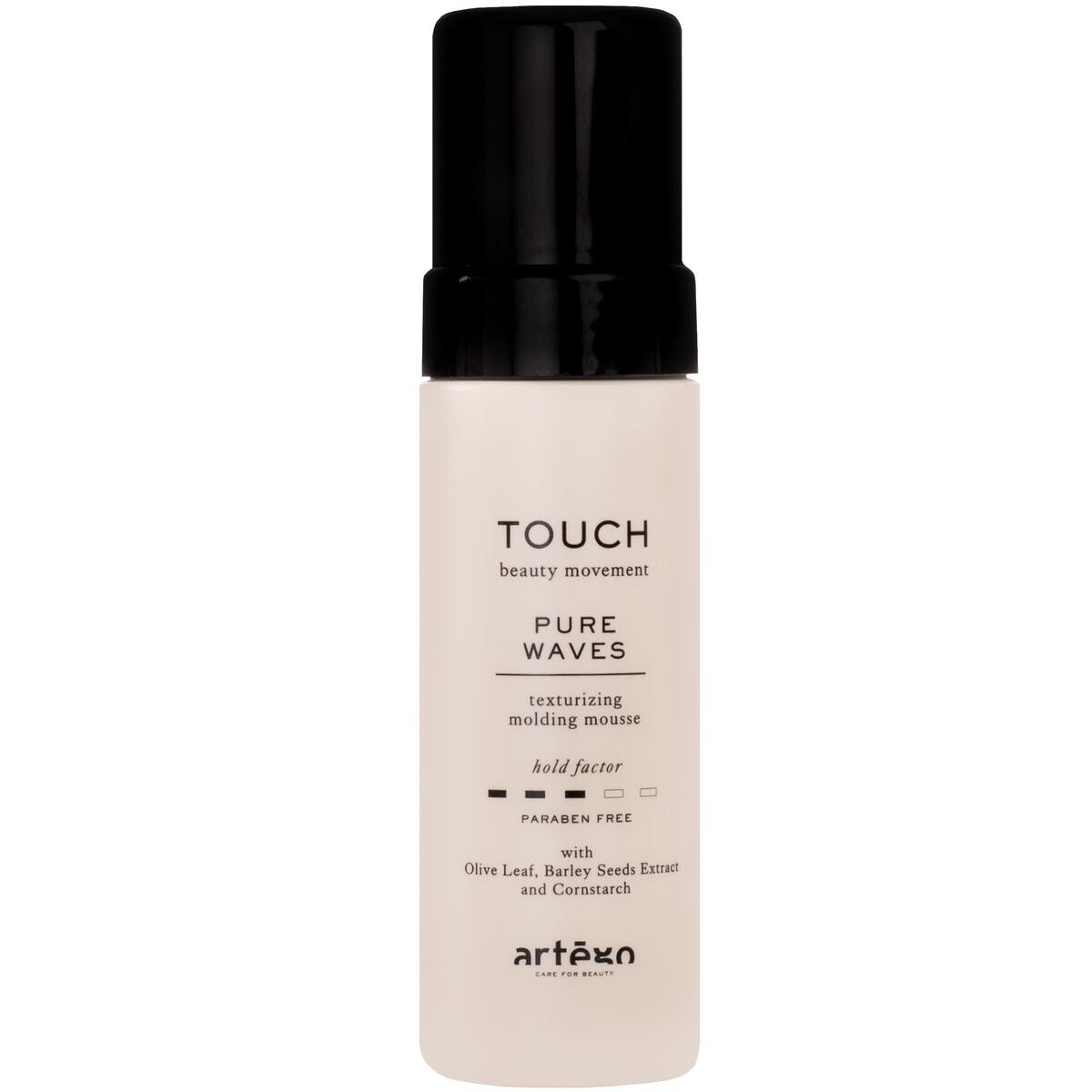 

Artego TOUCH Pure Waves Mousse мусс для укладки волос/волны и кудри 150мл придает объем и блеск, не утяжеляет