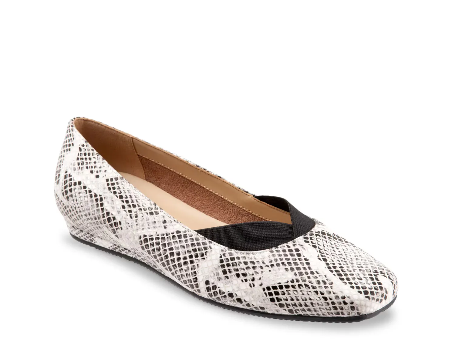 

Балетки Vianna Ballet Flat Softwalk, цвет black_whitesnakeprint