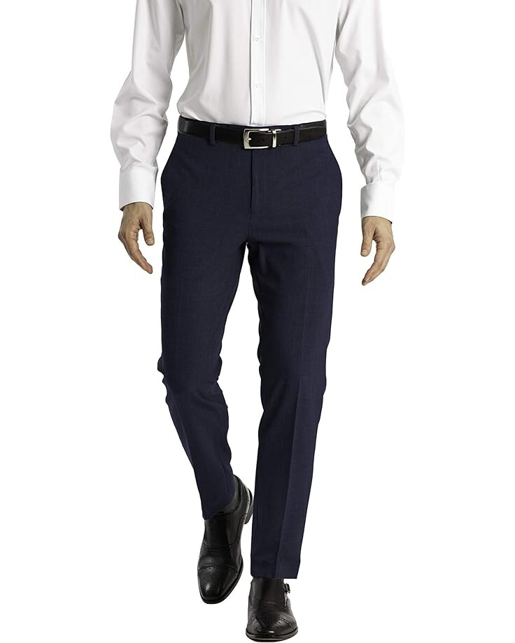 

Брюки Calvin Klein Skinny Fit Stretch Dress, темно-синий