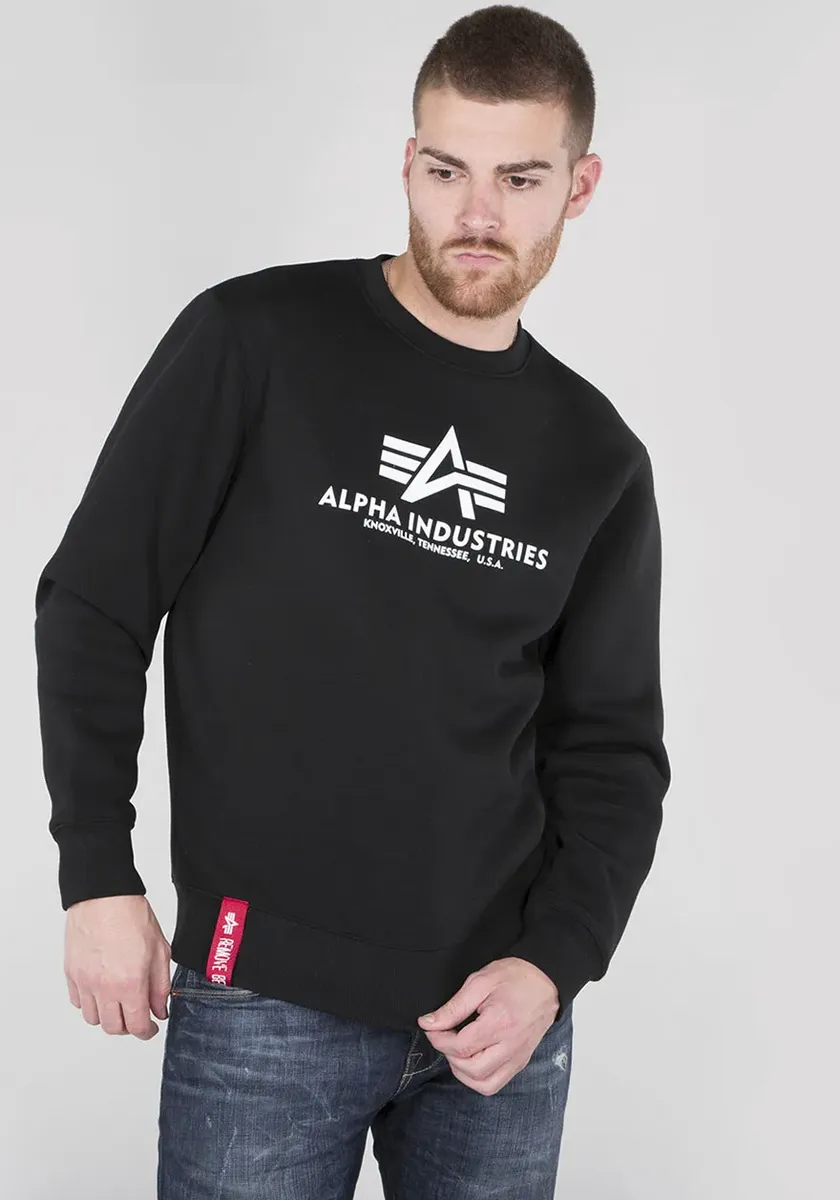 

Толстовка Alpha Industries "Базовый свитер", черный