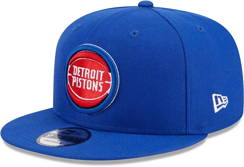 

Синяя регулируемая кепка New Era для взрослых Detroit Pistons 9Fifty