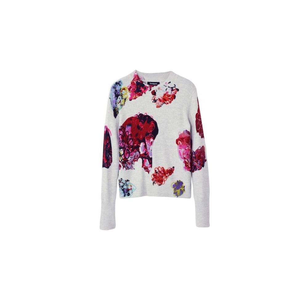 

Серый акриловый свитер Desigual
