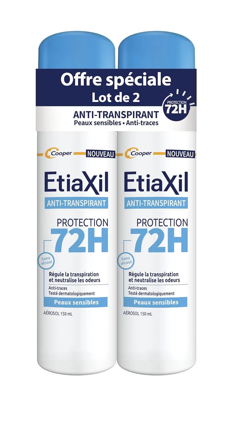 Спрей-антиперспирант Protection 72H без спирта от Etiaxil Etiaxil