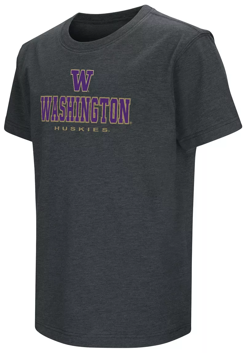 

Черная футболка Colosseum Youth Washington Huskies