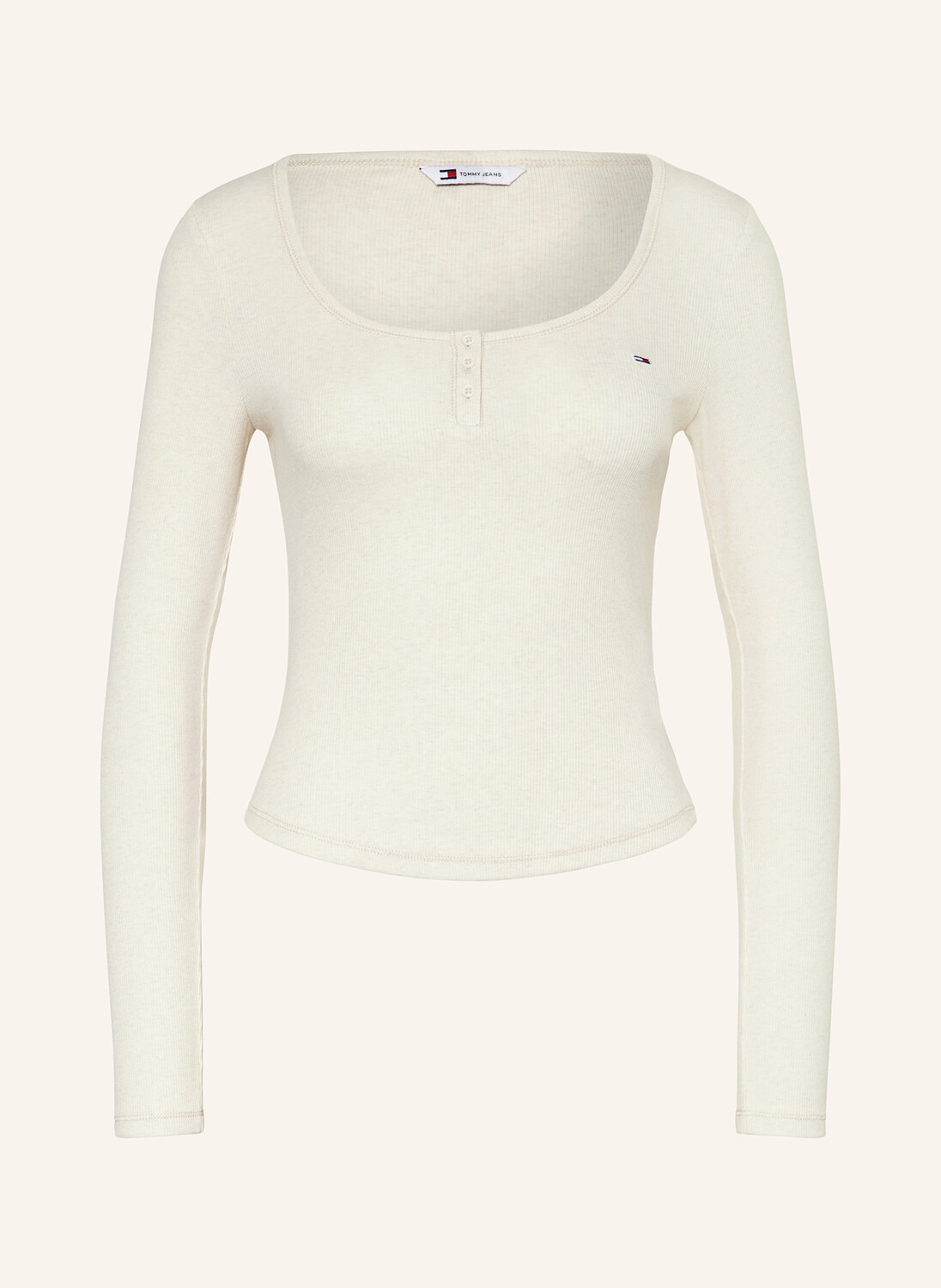 

Лонгслив TOMMY JEANS, белый