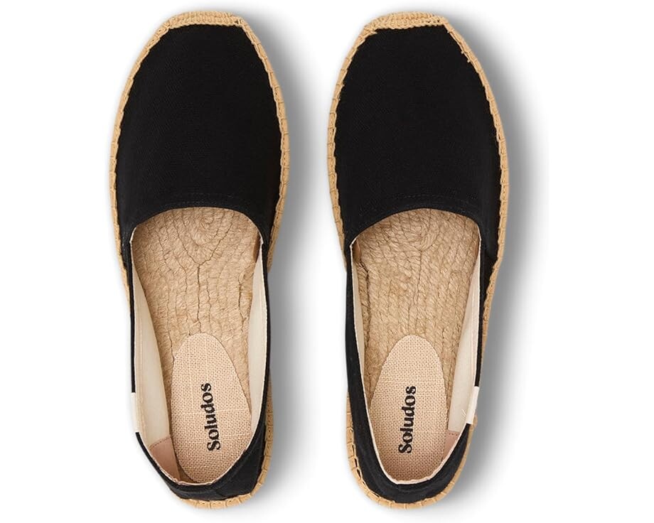 Туфли на плоской подошве Soludos Original Espadrille, цвет Noche Black — фото 2