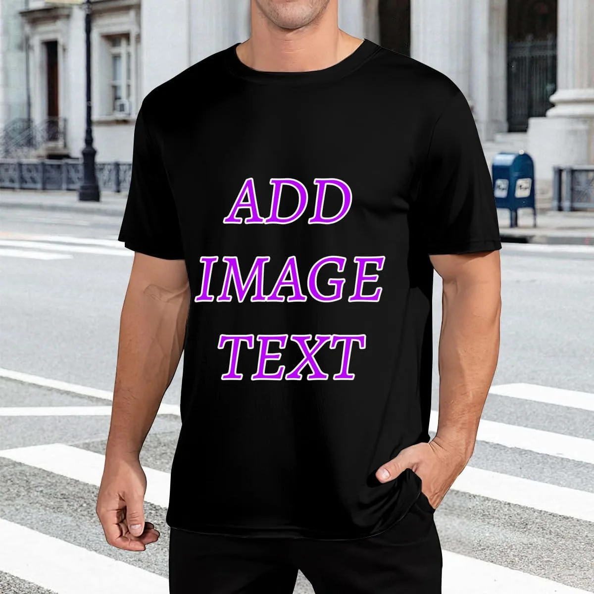 Футболка Custom T Shirts, Unisex, Cotton, Short Sleeve — фото 2