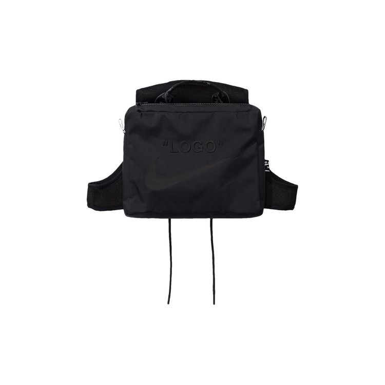 Топ Nike Womens x Off-White NRG X Cross Bib, Black — фото 3