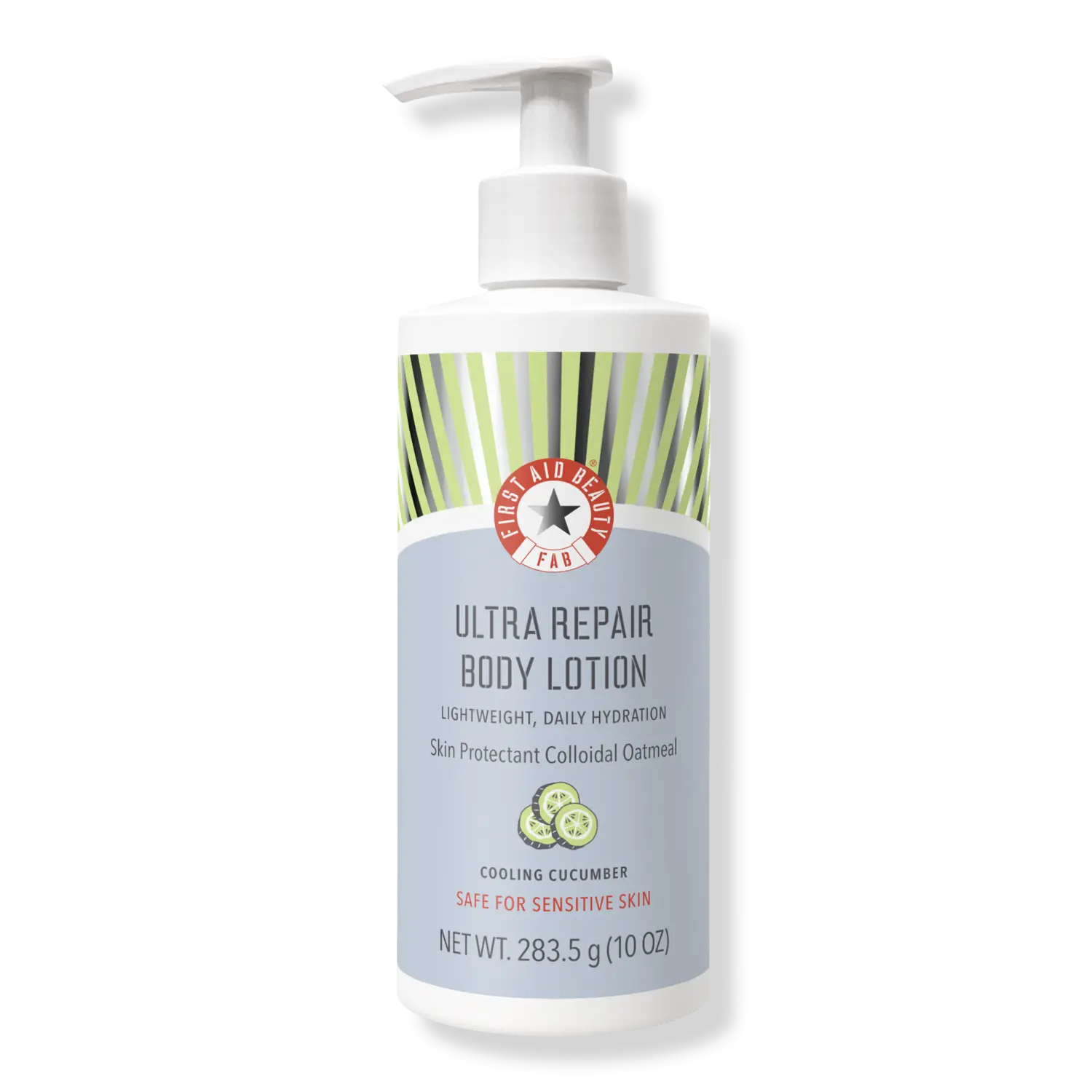 

Ультравосстанавливающий лосьон для тела с охлаждающим огурцом First Aid Beauty