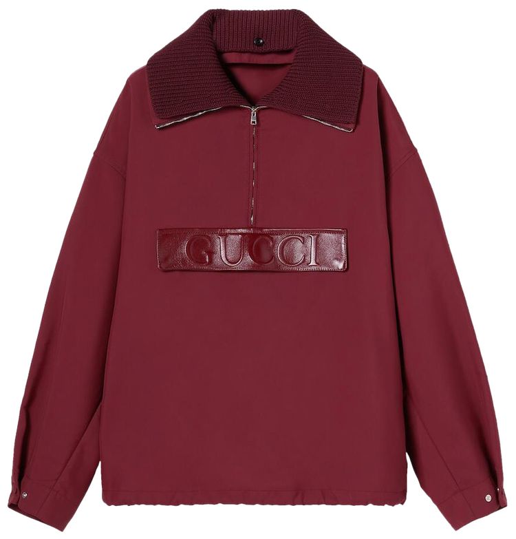 

Куртка Gucci Bomber Gabardine Jacket 'Rosso Ancora', красный